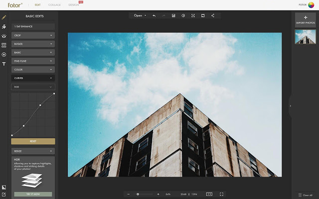 Fotor - A legjobb képszerkesztő Windows 10 -hez - Kepszerkeszto.com