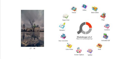 PhotoScape egy grafikus szerkesztő program