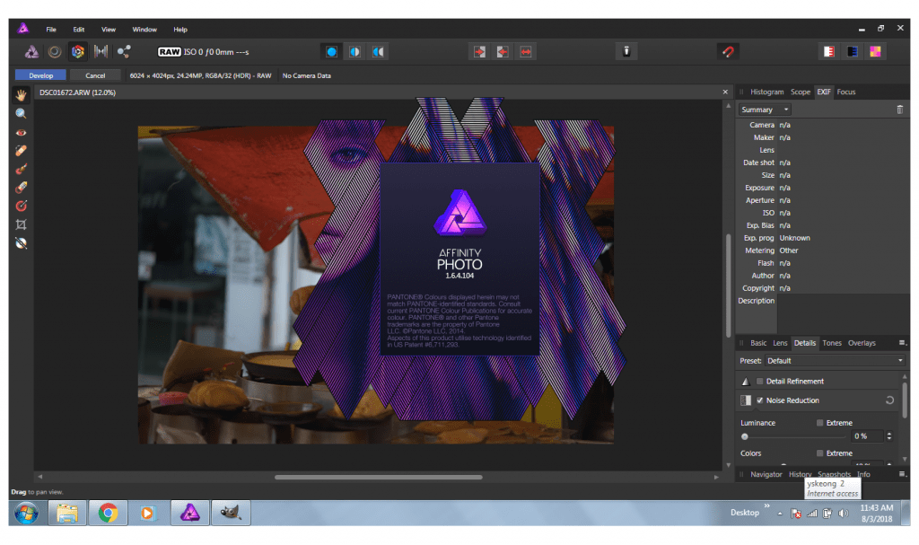 Serif Affinity Photo profi képszerkesztő program - kepszerkeszto.com