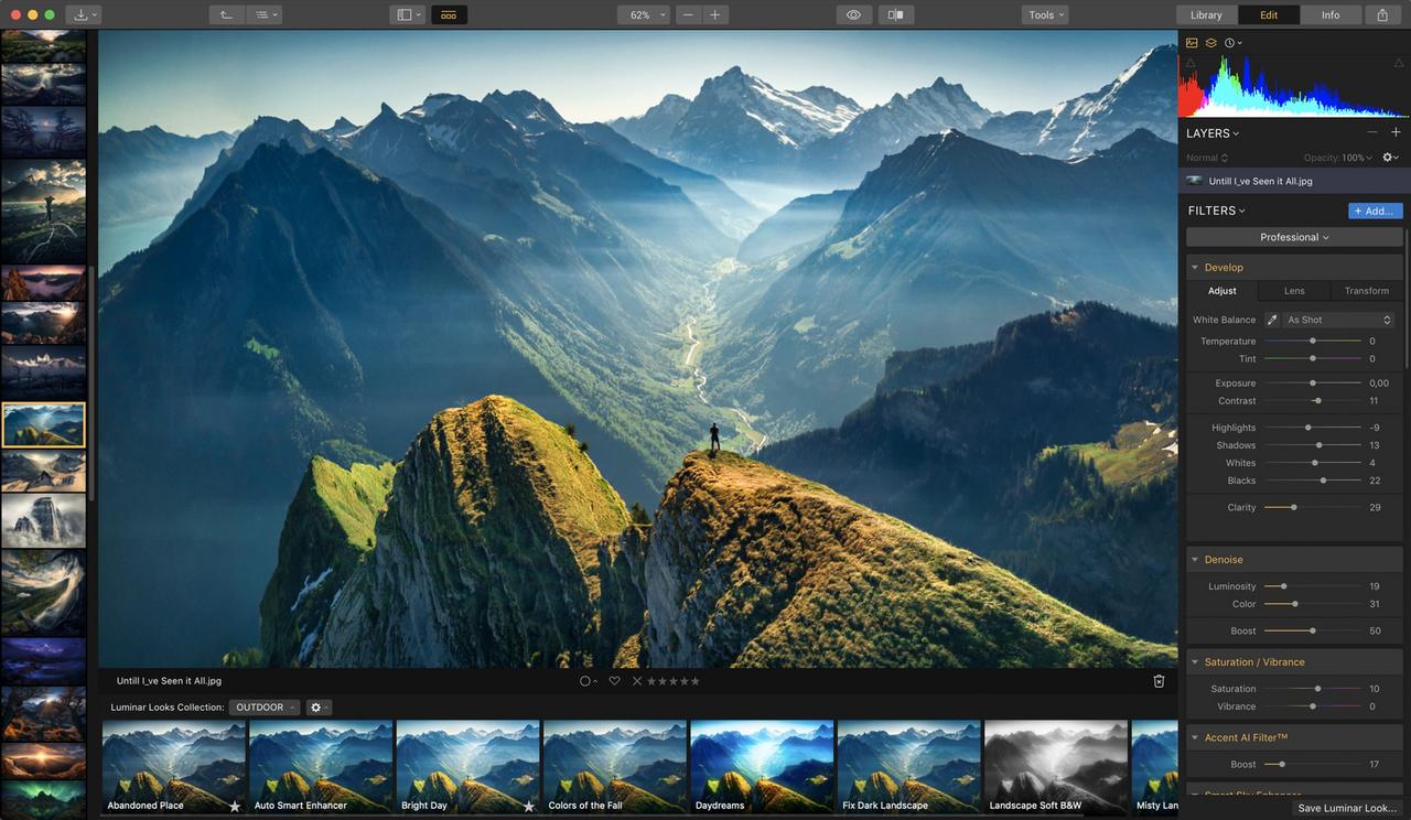 Skylum Luminar képszerkesztő letöltés - kepszerkeszto.com