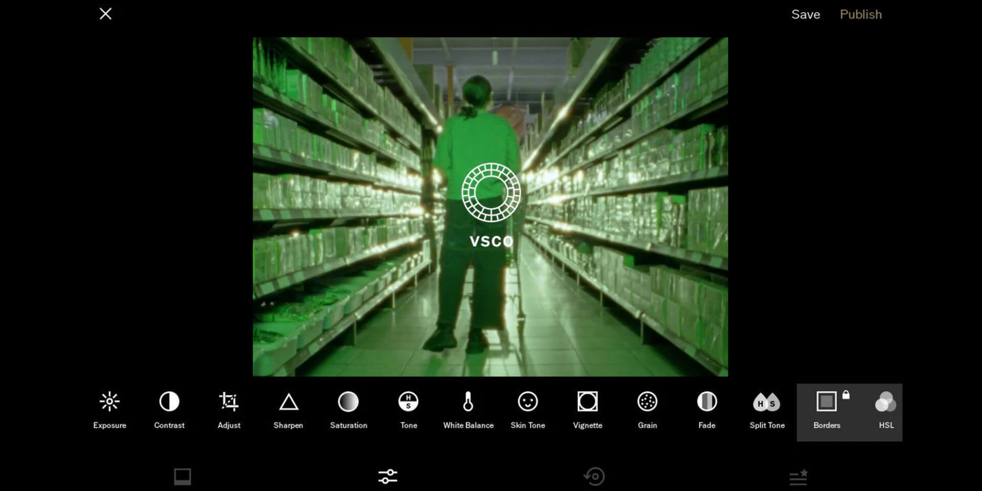 VSCO képszerkesztő app