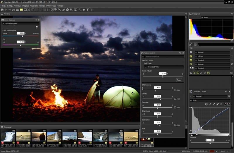 Nikon Capture NX-D a Nikonhoz - ingyenes képszerkesztő