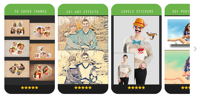 Photo Effects Pro képszerkesztő android rendszerre