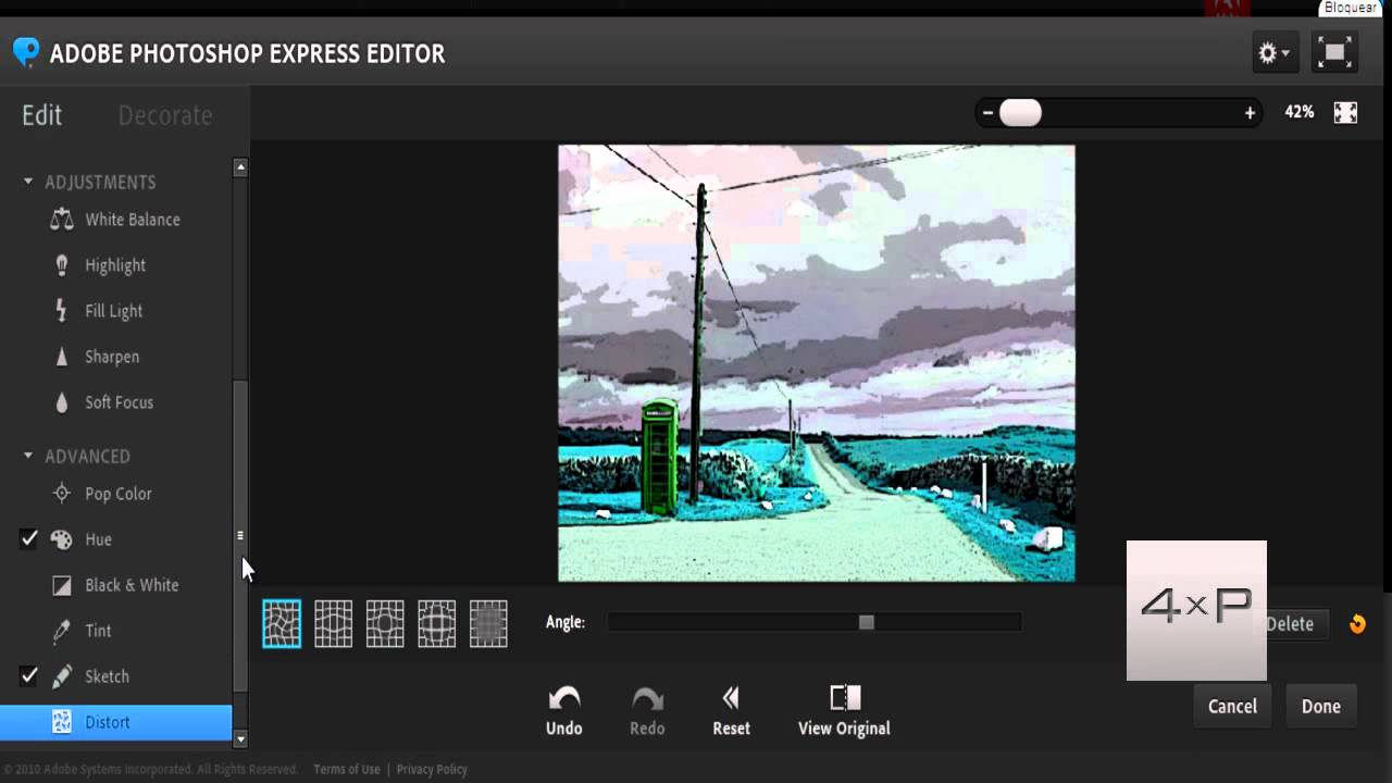 Photoshop Express ingyenes képszerkesztő program